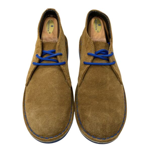 Veldskoen Chukka Boots Mens 7 Brown Suede Blue Sole Lace Up Desert Boot Casual main image 8